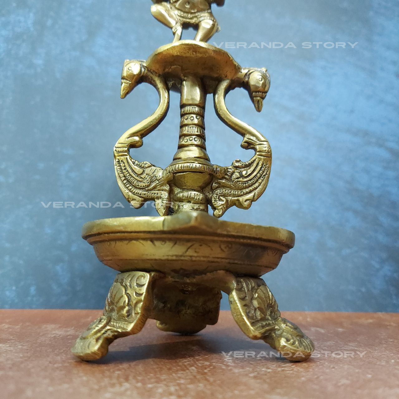 Dancing Ganesha Deepam 8 Inches